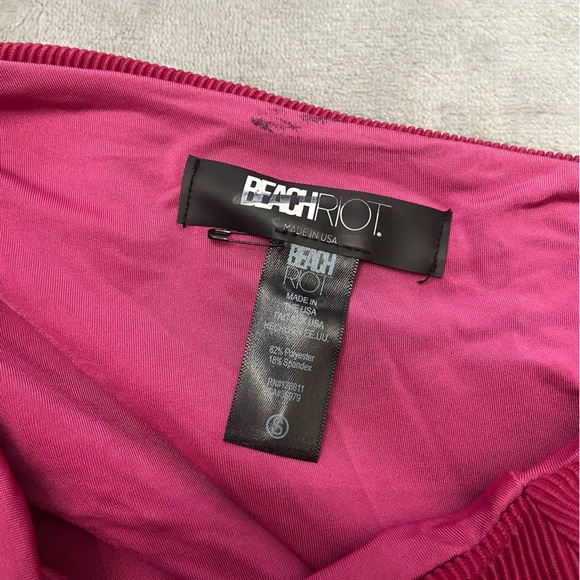 New! Beach Riot Joyce swimsuit be mine colorblock 27776 - Picture 9 of 11